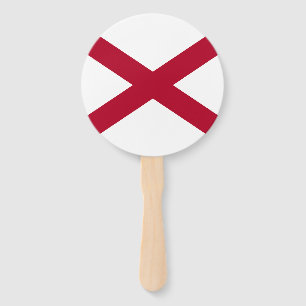 Leque Bandeira do estado do Alabama