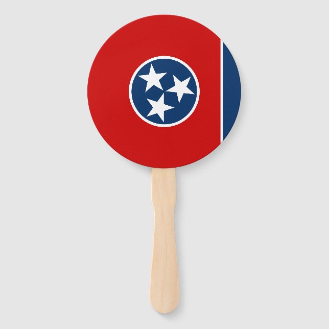 Leque Bandeira do Estado do Tennessee (Frente)