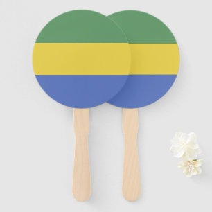 Leque Bandeira do Gabão