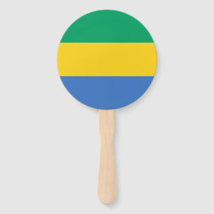 Leque Bandeira do Gabão