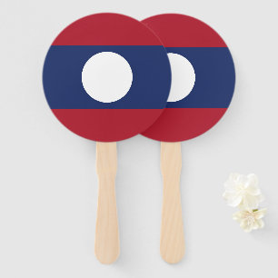 Leque Bandeira do Laos