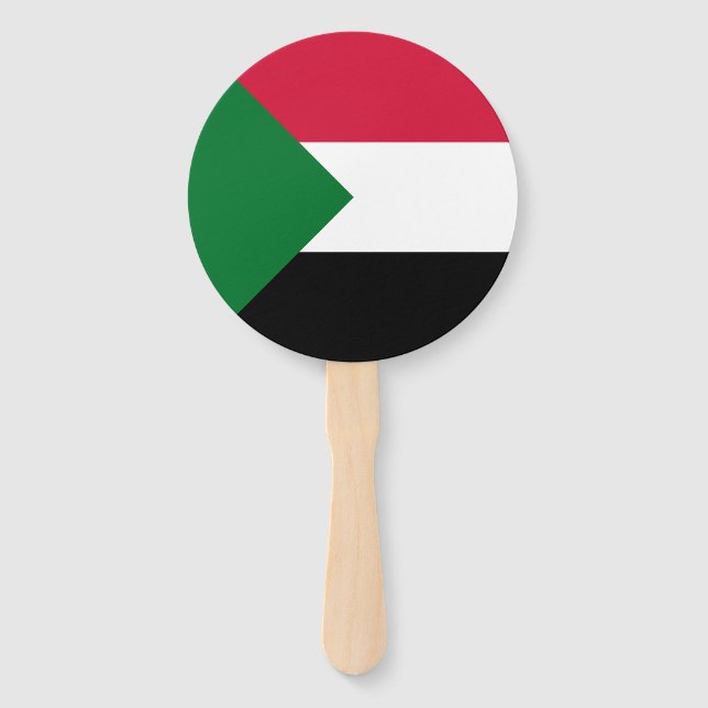 Leque Bandeira do Sudão (Frente)