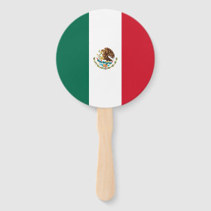 Leque Bandeira mexicana