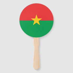 Leque Bandeira Patriótica Burkina Faso