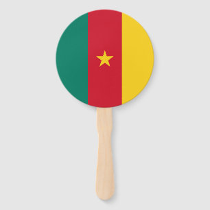 Leque Bandeira Patriótica Camarões