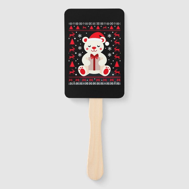 Leque Bear Christmas Christmas (1) (Frente)