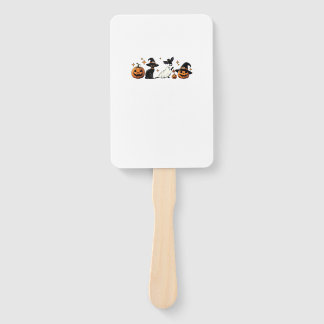 Leque Black Cat Halloween Pumpkin Boo Ghost Witch Spooky