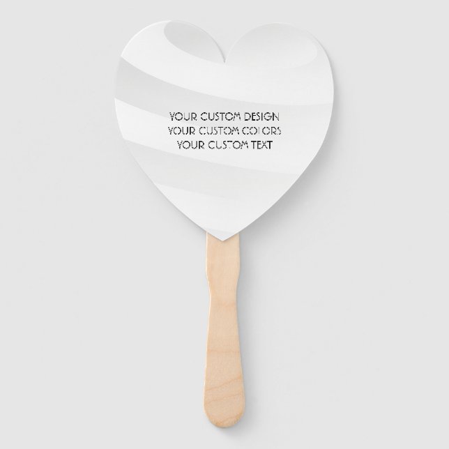 Leque BLANK Seu Design Personalizado - (Frente)