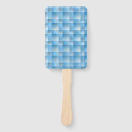 Leque Blue White Checker Abstract Pattern