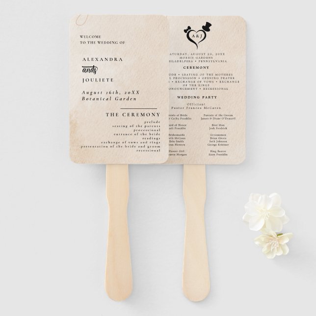 Leque Boas-vindas (Frente e Verso)