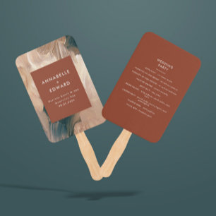 Leque Boêmia moderna, casamento teal de terracota pairan