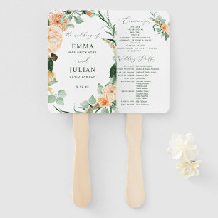 Leque Boho Greenery Programa Neutral de Casamento Botâni