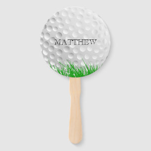 Leque Bola de golfe na grama Personalizada
