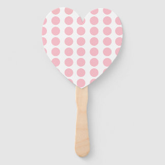 Leque Bolinhas de Design rosa