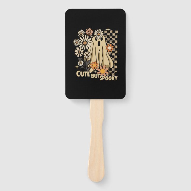 Leque Bonita, mas irritada, festa de fantasma do dia das (Frente)