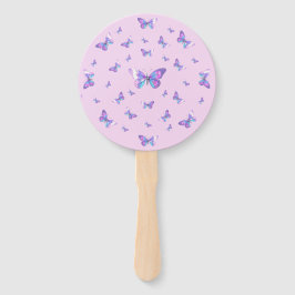 Leque Bonito conjunto de ventiladores da borboleta holog