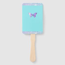 Leque Bonito conjunto de ventiladores da borboleta holog