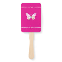 Bonito Holo Diamond Butterfly Conjunto de ventilad