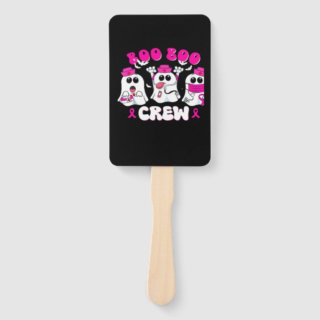 Leque Boo Boo Crew Nurse Halloween Costume Ghost Breast  (Frente)