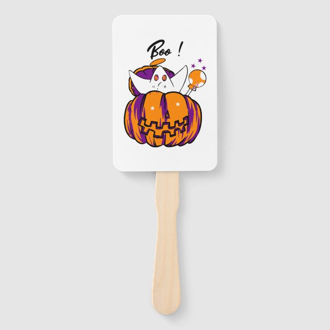 Leque Boo de Halloween                         (Frente)