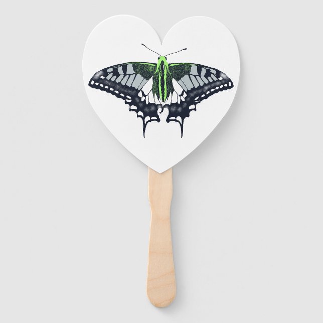 Leque Borboleta Swallowtail de Sinalizador Agender (Frente)