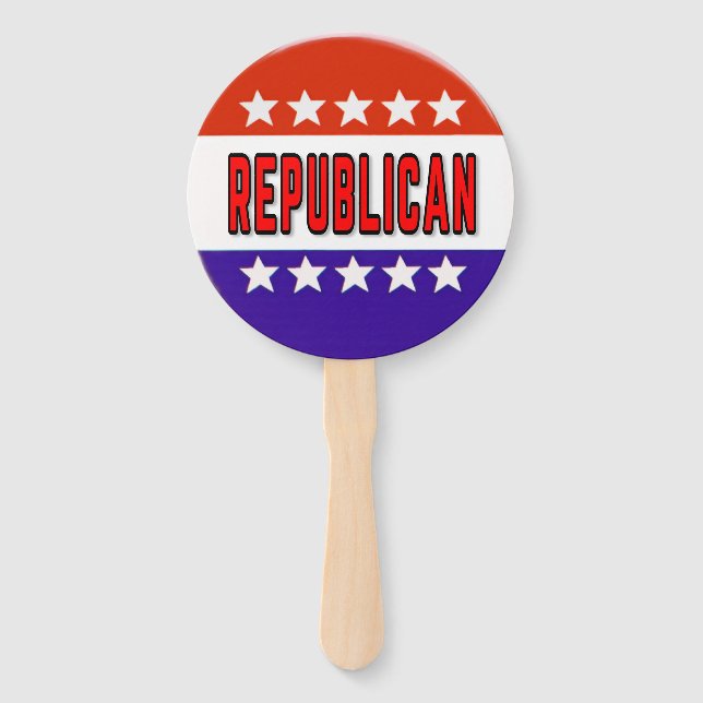 Leque Botão Republicano (Frente)