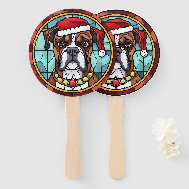 Leque Boxer Stainer Glass Christmas (Frente e Verso)