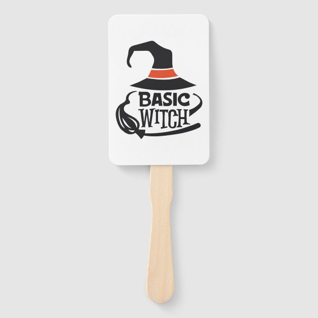 Leque Bruxa Básica - Halloween (Frente)