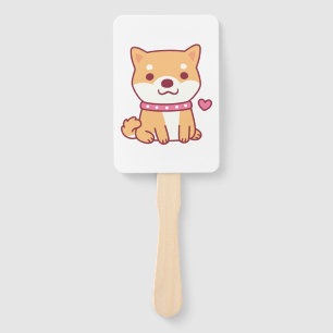 Leque Cachorro de Shiba Inu