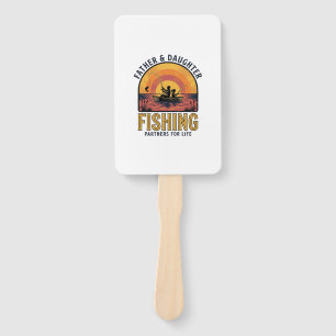 Leque Camisa Parceiros de Pesca Pai e Filha para a Vida