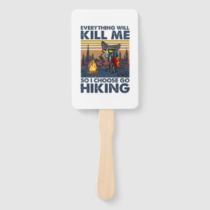 Leque Camper Gift Go Hiking With Cat Birthday