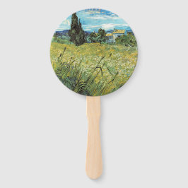 Leque Campo de Trigo Verde Vincent van Gogh