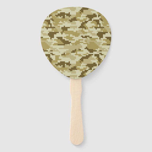 Leque Camuflagem do deserto digital de 8 bits / Camuflag (Frente)