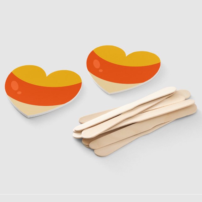 Leque Candy Corn Halloween (Desmontado)