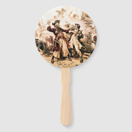 Leque Captura, Pirata Barba Negra, Vingança da Rainha An