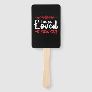 Leque Casal Arte Eu Sou Tão Amado