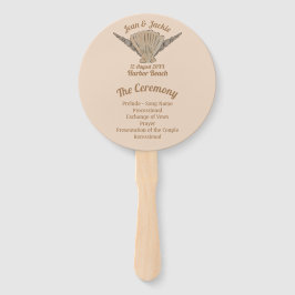 Leque Casamento à Beira-Mar Conchas da Praia