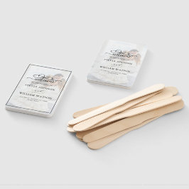 Leque Casamento de Fotografias com Efeito Vellum Faux El