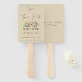 Leque Casamento de Paraíso à beira-mar