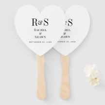 Casamento do Monograma Moderno Branco e Chic Negro