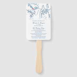 Leque Casamento Elegante do Programa de Casamento de Ann