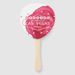 Leque Casamento em Las Vegas Conjunto de Ventiladores