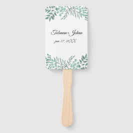 Leque Casamento Eucalyptus Rustic Greenery