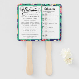 Leque Casamento Itinerário Coquetel - Casamento Icon Bem