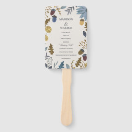 Leque Casamento outono russo das folhas do outono