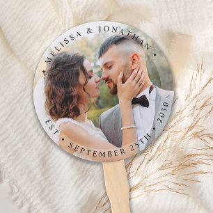 Leque Casamento Simples de Fotografias de Noiva Moderna