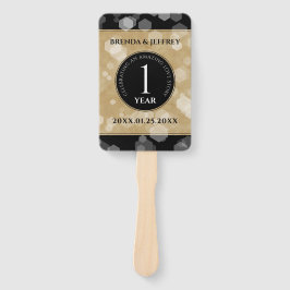 Leque Celebração do Aniversário de Casamento de Papéis E