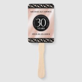 Leque Celebração do Aniversário de Casamento de Pearl 30