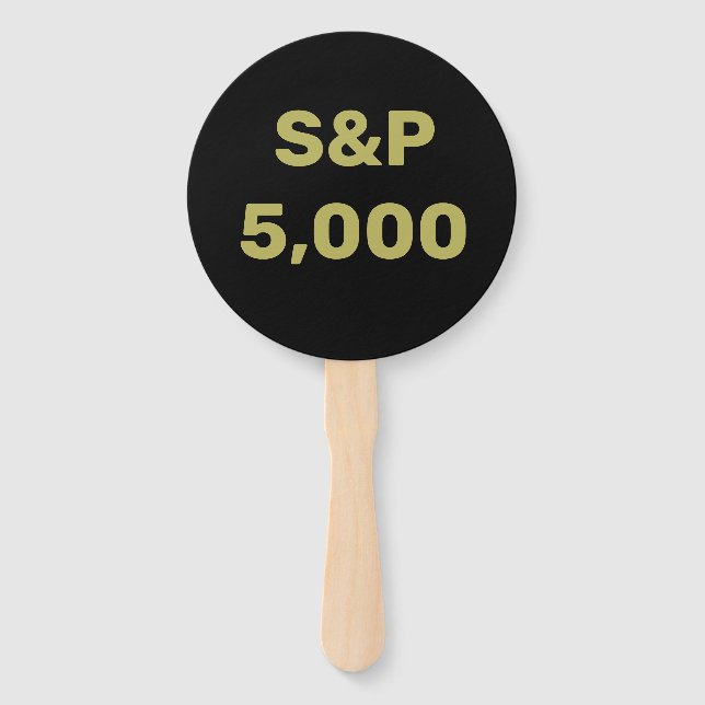Leque Celebração do Índice de Bolsas de Nível S&P 5.000 (Frente)