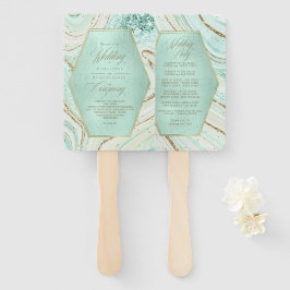 Leque Cerimônia De Casamento De abstrato Agate ID827 Fa 